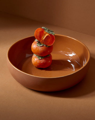 Stoneware Shallow Serving Bowl | EWA 60 oz