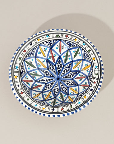 Ceramic Hand Painted Decorative Plate | Terrata 9"