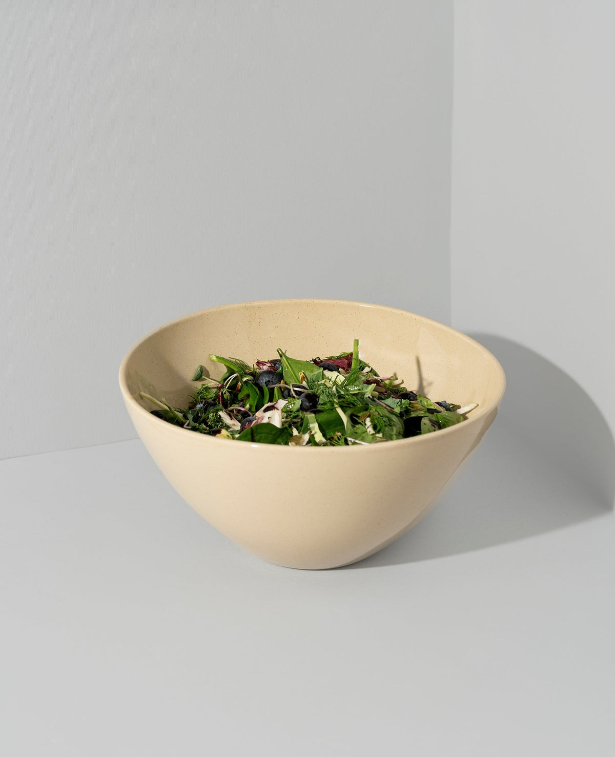 Speckled Cream Organic Serving Bowl | Gharyan