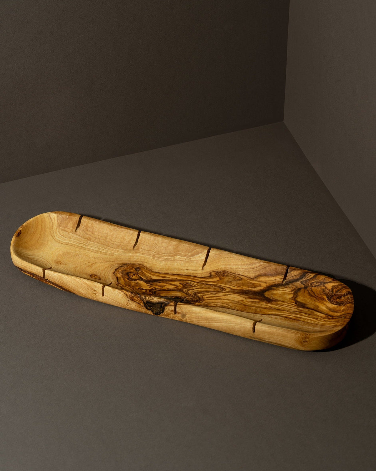 As Is - Olive Wood Bread Slicing Board