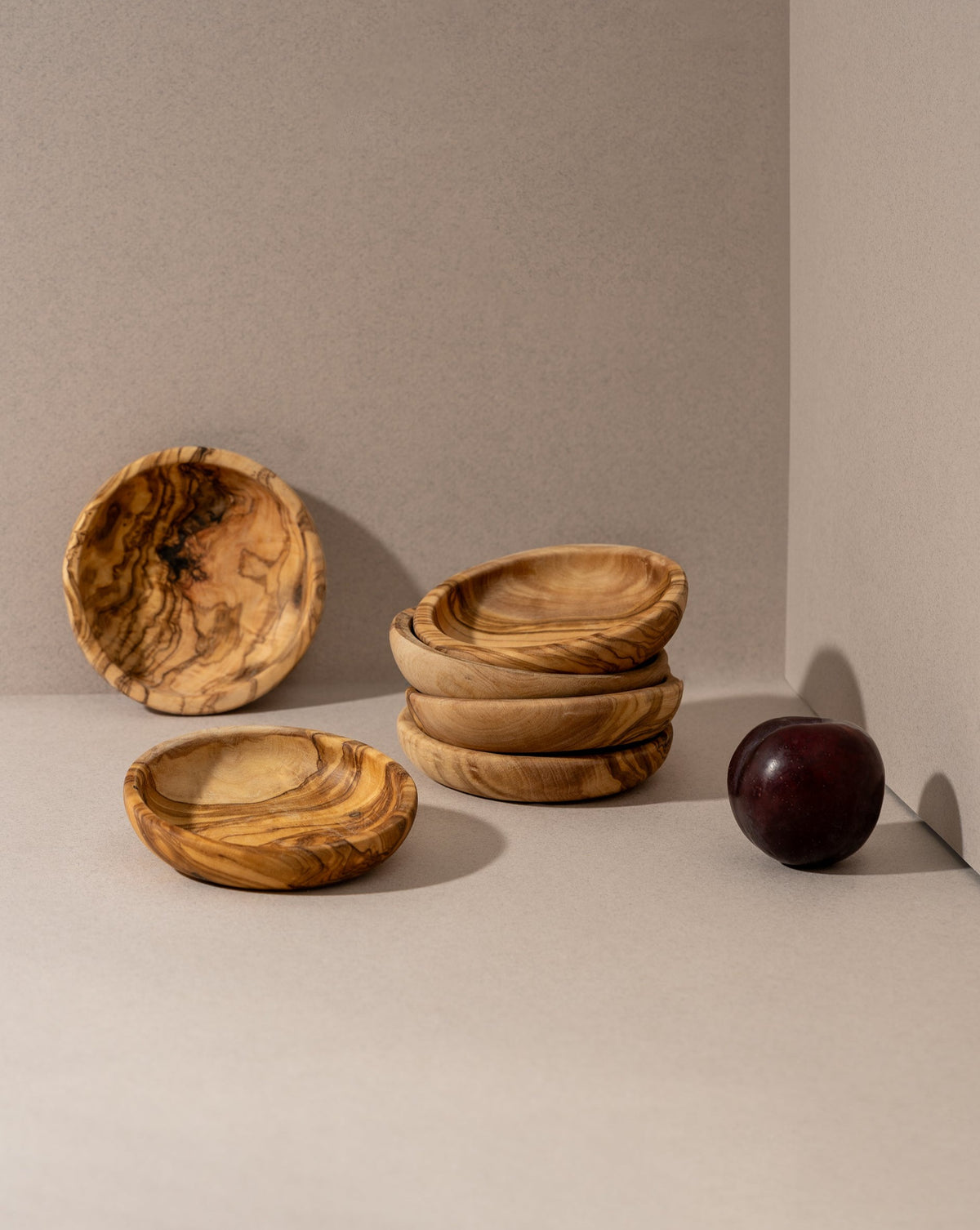 Natural Olive Wood Ramkin