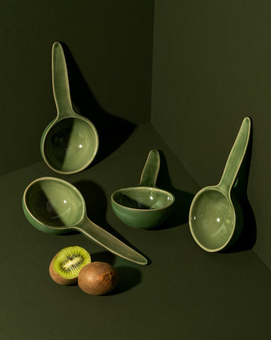 Stoneware Bowl Spoon Shape | Dadasi