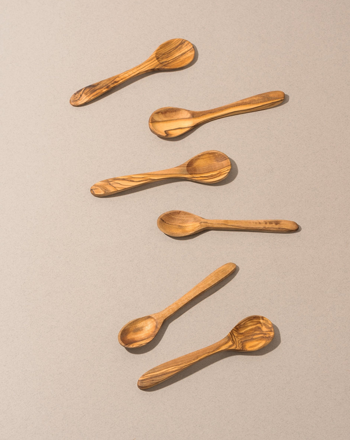 Natural Olive Wood Coffee Spoon