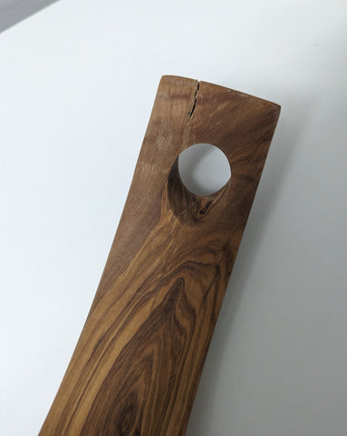 As Is - Natural Olive Wood Wine Holder